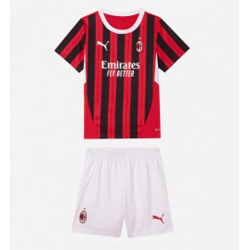 AC Milan Domaci Dres za djecu 2024-25 Kratak Rukav (+ Kratke hlače)